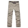 Per uomo Pantaloni da lavoro Esterno Ripstop Pantalone / Sovrapantaloni Pantaloni Grigio scuro Verde militare Ufficio Pesca Scalate S M L XL XXL