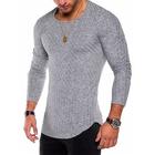 Per uomo Maglietta Camicia a Maniche Lunghe Manica Lunga Girocollo Primavera Autunno Semplice Moda Designer Essenziale Jacquard Vacanza Streetwear Uscire Blu Viola Verde Maglietta Top per Uomo