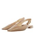 Michael Kors Sandalen - Darrington Sling Flat - Gr. 37 (EU) - in Braun - für Damen - aus Leder & Leder & Synthetisches Material & Leder