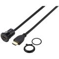 TC-11980468 Presa adattatore per pannello hdmi Presa hdmi Spina hdmi Nero Numero Poli (num): 1
