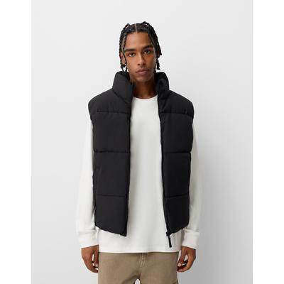 Bershka Puffer Gilet Men L Black