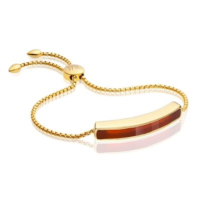 Baja Red Onyx Bracelet, Gold Vermeil on Silver