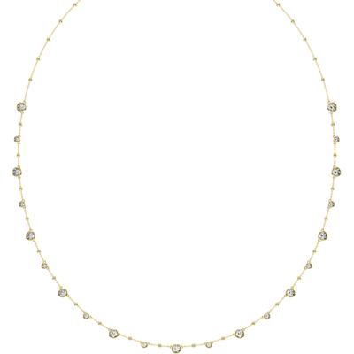 Kette mit Anhänger SWAROVSKI "Imber", gold (gelbgoldfarben, kristallweiß), Halsketten, Damen, Metall, L: 80cm B: 7mm, mit Swarovski Kristall, B:7mm Image