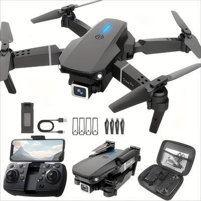 TEMU Drone With Camera For Adults Beginners, Fpv Camera Remote Control Drone For Adults With 2 Batteries, /landing, Hold, 360Â° Flips, 3-gear , Toys Gifts