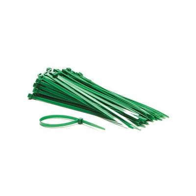 Nylon-kabelbinder-set - 4.6 mm x 200 mm - grün (100-tlg.) Image