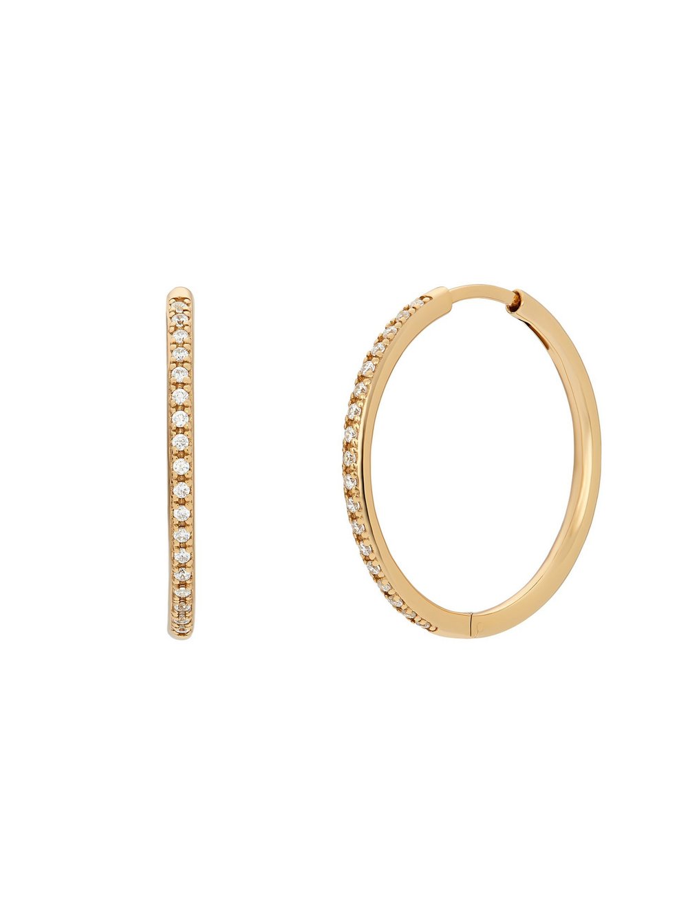 NOELANI Creolen Damen gold, ONE SIZE Image