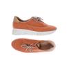 Paul Green Damen Sneakers, Gr. 7, orange, Leder