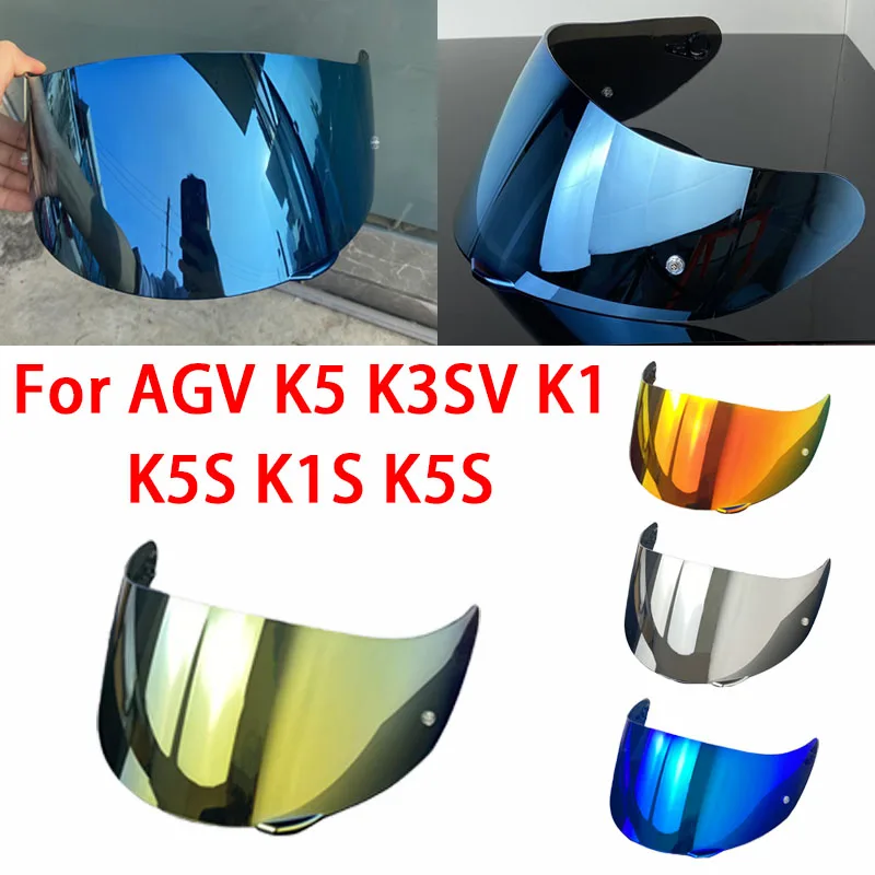 K5 K5S K5-S K3SV K1 K1S Motorradhelmschild für AGV Visera Casco Moto Visier K3SV Helmvisier UV-Schutz Image