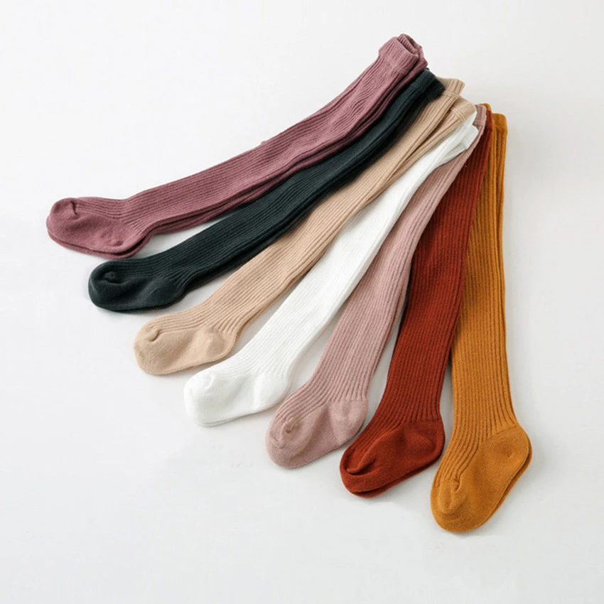 Neugeborenen Baby Mädchen Kleidung Kleinkind Kleinkind Kinder Mädchen Strumpfhosen Baumwolle Warme Strumpfhosen kinder Kind Mädchen strumpfwaren Baby Kleidung Für 0-2Y Image