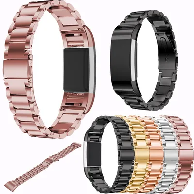 For Fitbit Charge 2 Band Stainless Steel Watch Band For Fitbit Charge 2 Watch Strap Metal WatchBand Strap Wrist Watches Bracelet
