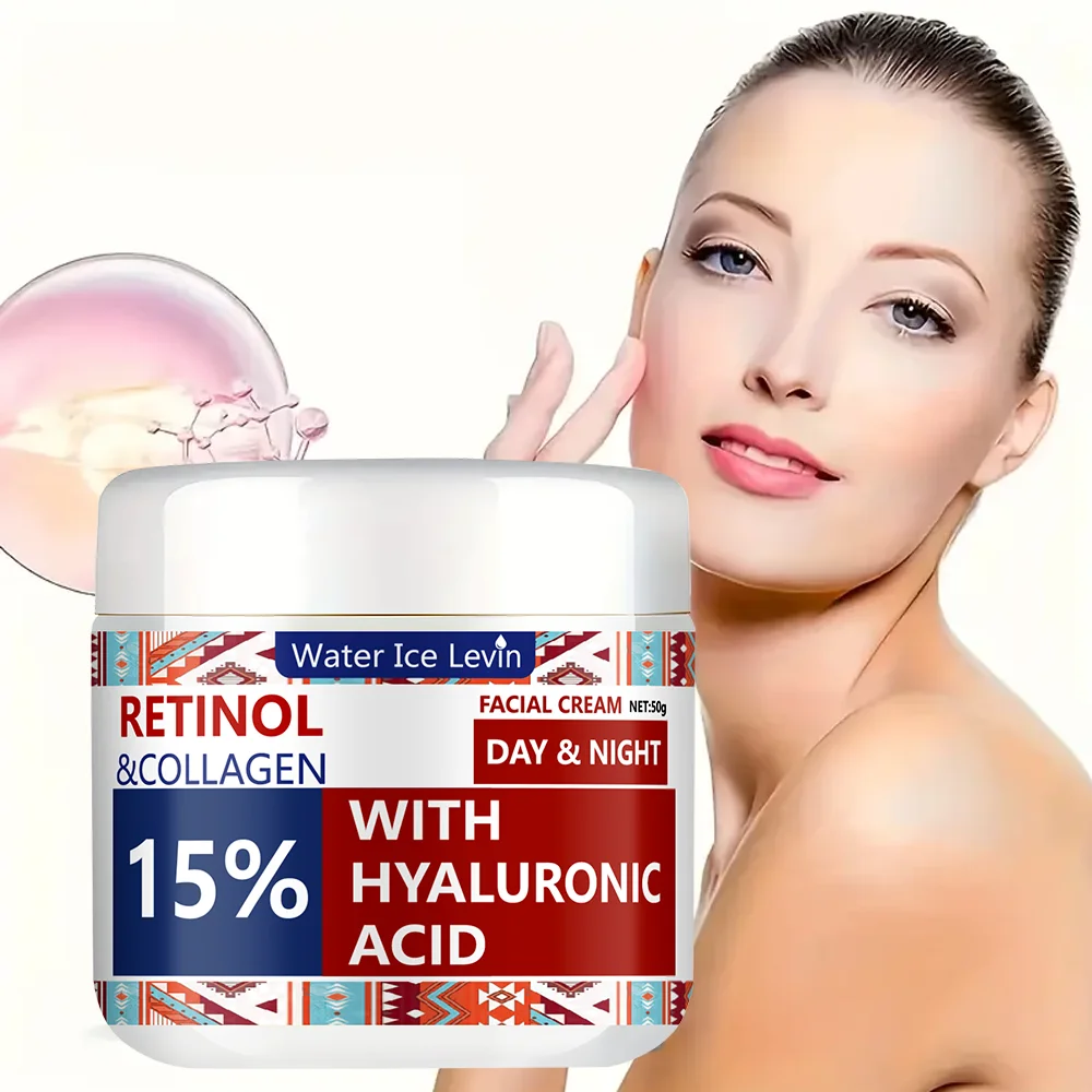 Retinol Lifting Firming Cream Collagen Glatte Falten Gesichtscreme für Feuchtigkeitscreme, Aufhellung, Aufhellung der Haut, Produkte 50 g Image