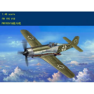 Hobbyboss Modell 81747 1/48 Focke-wulf Fw190 V18 modell kit Image