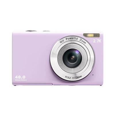 Digital Camera 4K Vlogging Camera 48Mp Digital Zoom Portable Point and Shoot Digicam with 32GB/64GB/128GB Memory Card Included