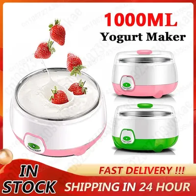 1L Electric Yogurt Maker Automatic Yogurt Maker with Constant Temperature Control Yogurt Machine For