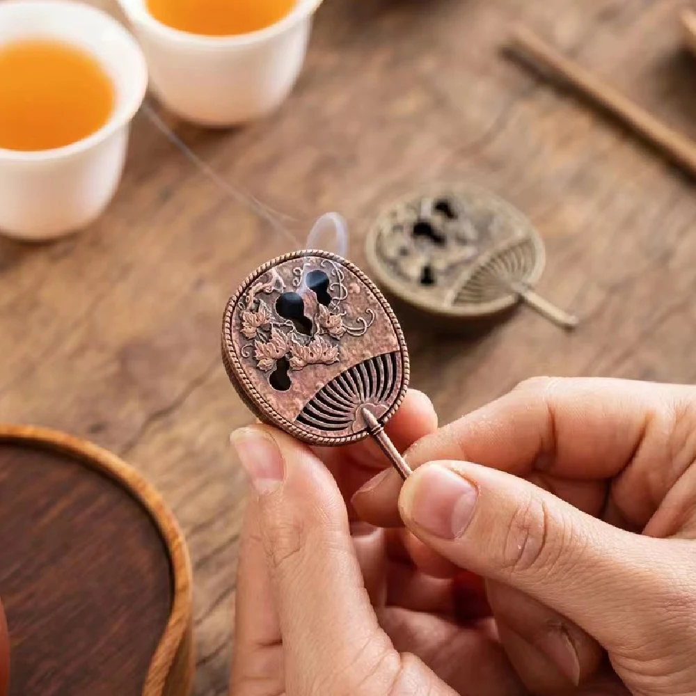 1 Mini Teekanne Weihrauch brenner Vintage Sandelholz halter Image