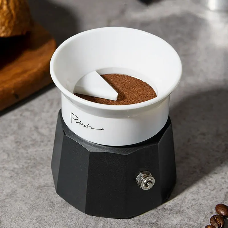 150/300 ml Moka Topf Kaffee Spender Kaffeekanne Pulver Ring Einzel Ventil/doppel Ventil Moka Topf Anti-fliegen Pulver Ring Image