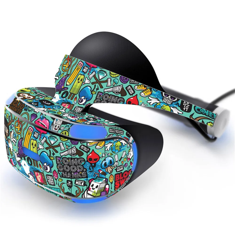 VR Skin Sticker for PS VR 1 PVC Decal Wrap Cover Protective Film FOR PS VR 1 Accessories Skin sticker