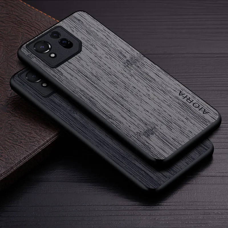 Fall für Asus ROG Telefon 8 Pro 5G funda bambus holz muster Leder telefon abdeckung Luxus coque für Asus ROG Telefon 8 Pro fall capa Image