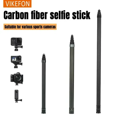 Kohle faser unsichtbare Extended Edition Selfie Stick Ständer für Insta360 x3 Go3 Action 4 300cm für Dji Gopro Kamera Selfie Sticks