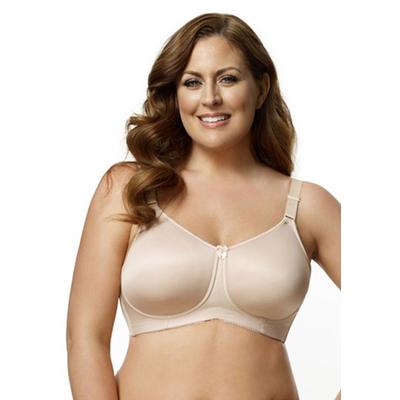 Plus Size Women's Smooth Curves Softcup Bra 1803 by Elila in Beige (Size 48 J)