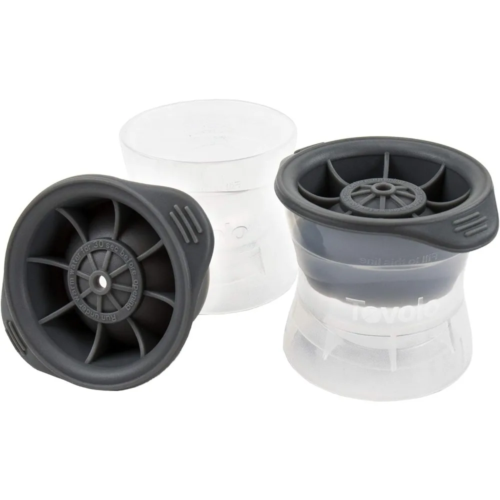 2 stücke Kugel Eisform Whisky Felsen Eis formen stapelbare Eis formen für Cocktails traditionelle Art Whisky Rock Eismaschinen Image