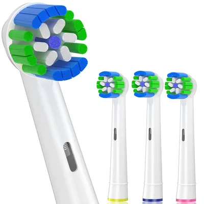 Zahnbürstenkopf kompatibel mit Braun Oral B elektrische Zahnbürste, Precision Clean Ersatzbürstenköpfe Oral-B 7000/Pro1000