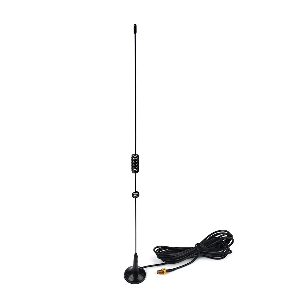 Dual Band VHF UHF Amateurfunk-Antenne mit magnetischer Basis, tragbares Zwei-Wege-Radio, SMA-Buchse, Antenne für Kenwood BaoFeng Walkie Talkie Image