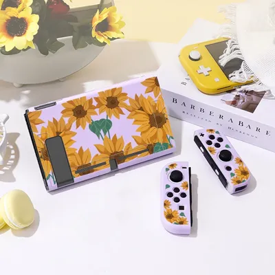 Bumper Sunflower Harvest Schutzhülle für Switch Oled, weiche TPU Slim Cover für Nintendo Switch Image