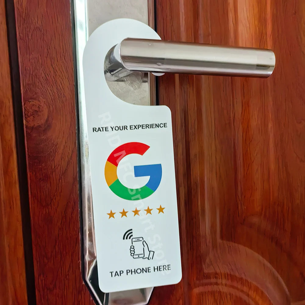 1pc nfc Hotel Bulletin Board Google-Karte Tür knauf Kleiderbügel Tags Anhänger Reinigungs etikett nicht stören Zeichen für die Überprüfung auf Google Image