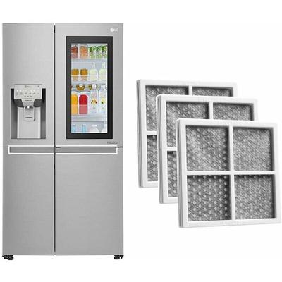 KZQ - 3 Stück – Ersatz-Luftfilter für lg Pure n Fresh-Kühlschränke, Kühlschrank-Luftfilter,