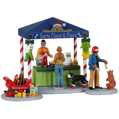 Weihnachtsdorf: Santa Claws & Paws Set - 3 Weihnachtsmann Krallen und Pfoten