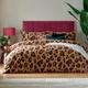 furn. True Leopard Duvet Cover Set - Brown - Size Single | furn. Sale | Discount Designer Brands