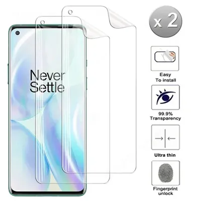 999D Hydrogel Film For Oneplus 7 7T 8 Lite 9 10 Pro 8T 9R 9E 9RT Screen Protector Nord 2 N10 N20