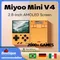 Miyoo Mini V4 Handheld Game Consoles 2.8-Inch IPS OCA Portable Video Game Console 1900mAh Linux