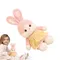 Stuffed Bunny Toy Soft Plush Bunny Pillow Huggable Bunny Toy Throw Pillow Sleeping Soothing Toys