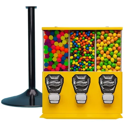 Coin Operated Candy Dispenser and Gumball Machine - Vending Dispenser