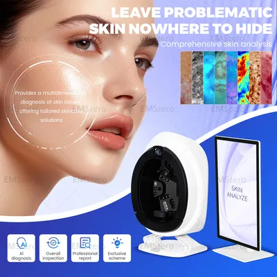 3D Skin Mirror Skin Analysis Intelligent Mirror Wood Lamp Facial Scanner UV Skin Analyzer Machine