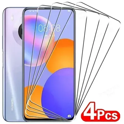 4PCS Screen Protector For Huawei Y9A Y9 Prime Y9S Y9 Y7P Y7A Y7 Y6 Pro Tempered Glass For Huawei Y7