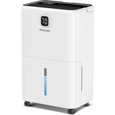 5,500 Sq. Ft Dehumidifier for Basement, VEAGASO 80 Pints Dehumidifiers for Home, Large Room, Bedroom