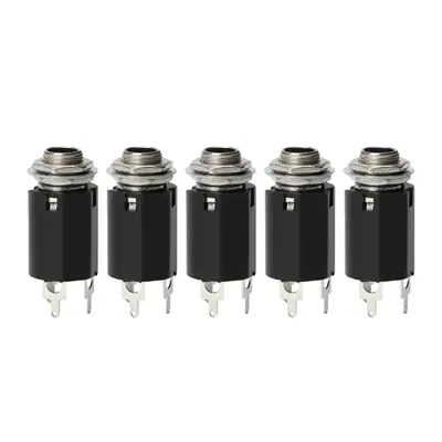 Hot Sale Guitar Stereo Output Plugs 6.35mm Jack Delicate Design EQ Socket for Acoustic Electric