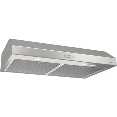 Broan-NuTone NuTone BCDF136SS Glacier Range Hood with Light Exhaust Fan for Under Cabinet, Stainless