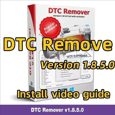 DTC Remover 2024 per KESS KTAG FGTECH OBD2 Software MTX DTC Remover 1.8.5.0 con Keygen + 9 ECU Extra