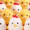 Easter Wind Up Toys Novelty Chicken Hopping Windup Toy Chicken Stuffed Animal Jumping Toy Cute