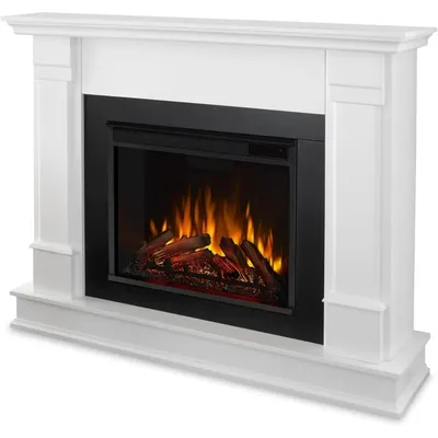 Silverton 48” Electric Fireplace with Mantel for Living RoomReplaceable Fireplace Insert