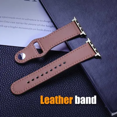 Leather band For Apple watch straps 45mm 41mm Ultra 2 49mm 42mm 46mm 40mm-44mm sport bracelet iWatch