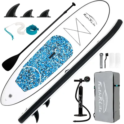 Inflatable Ultra-Light 10'x30'/10'6"×33" Stand Up Paddle Board for All Skill Levels with Premium SUP