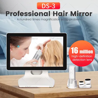 2025 HD Digital Skin Analyzer Professional Hair Scalp Camera Detector Hair Follicle Oil Moisture