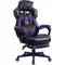 Purple Gaming Chair with Footrest, Big and Tall Gaming Chairs for Adults, Computer Chair for High