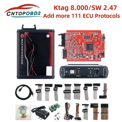 New Unlimited EU Ktag V8.000 Master Version Online Server Ktag 2.47 OBD2 Tunning For Cars Trucks