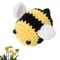 Bee Stuffed Toy Cartoon Bee Toy For Kids Handmade Crochet Toys Funny Bee Toy For Accompanying